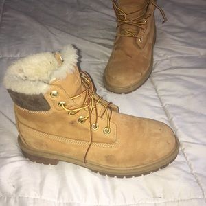 Timberlands work boots